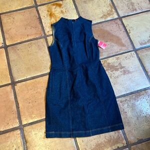 SPANX Denim Seamed Shift Dress NWT